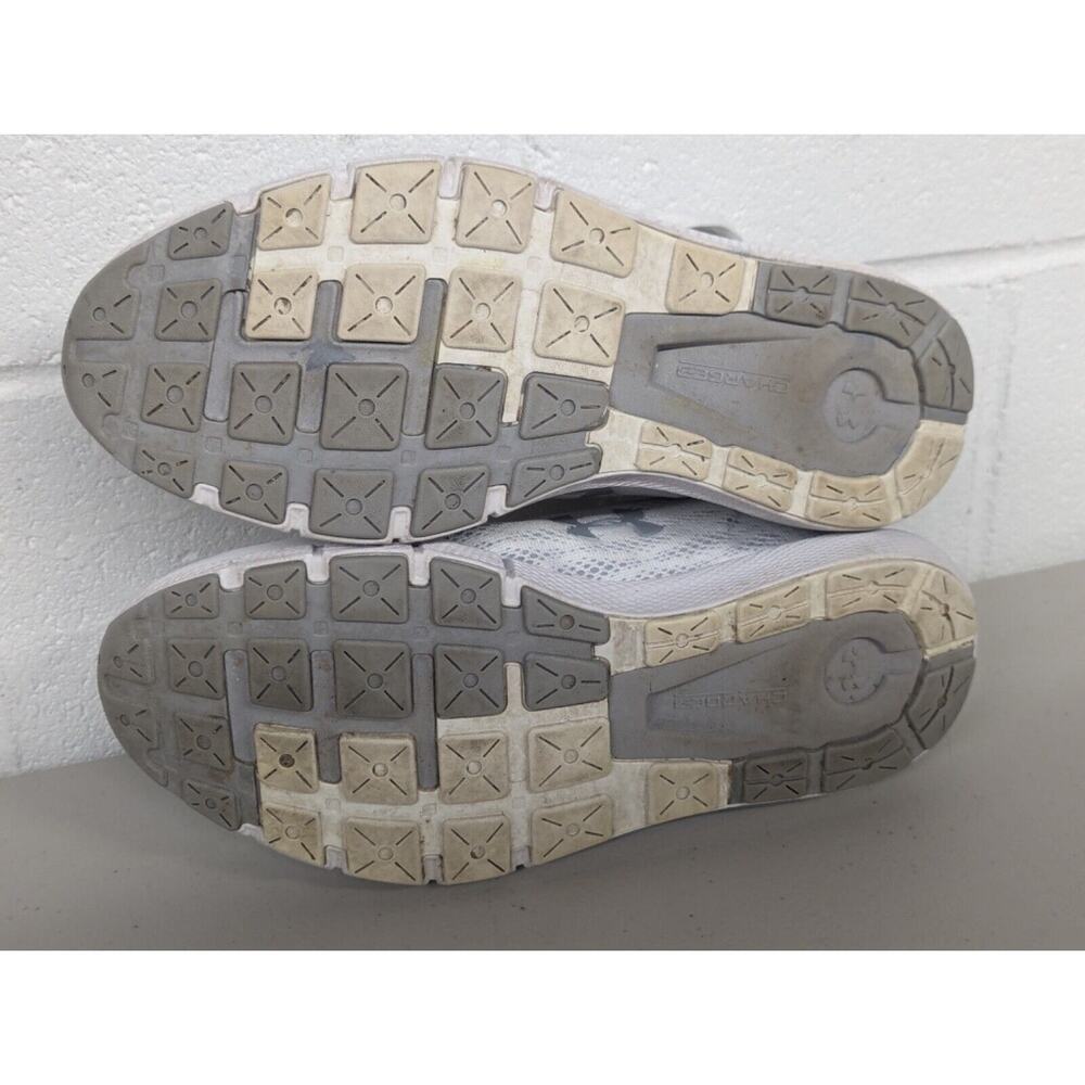 Womens Sz 10.5 Under Armour Charged Rogue Lace-Up White Trainers 3021247_106 - Picture 6 of 8